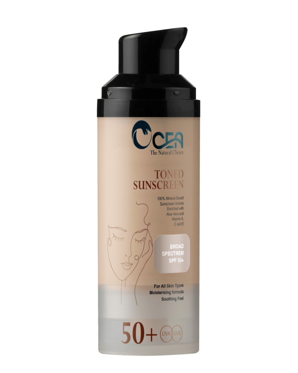 Ocea Toned Sunscreen SPF 50+ Shade 3