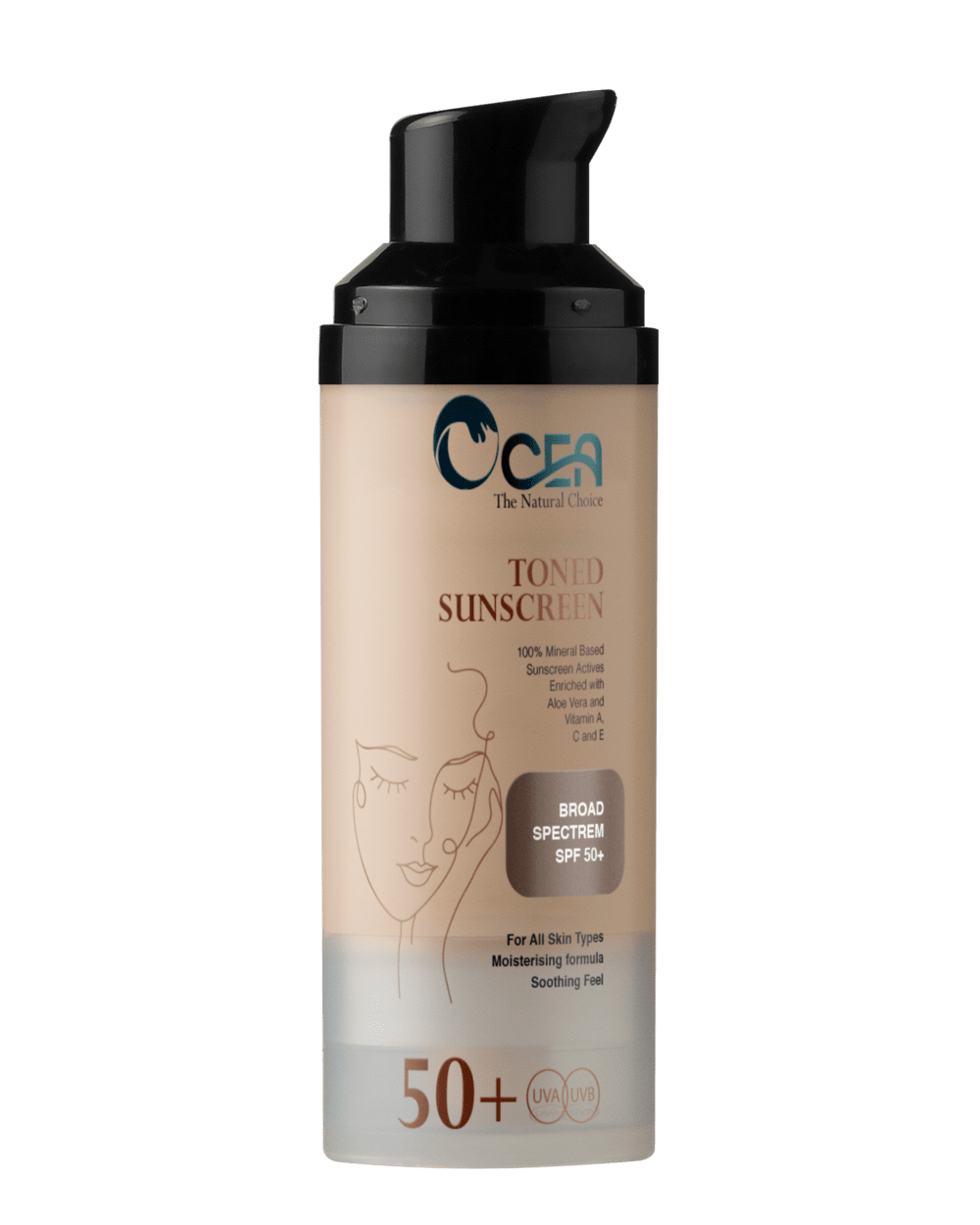 Ocea Toned Sunscreen SPF 50+ Shade 4